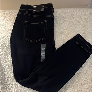 INC International Concepts Black Jeggings